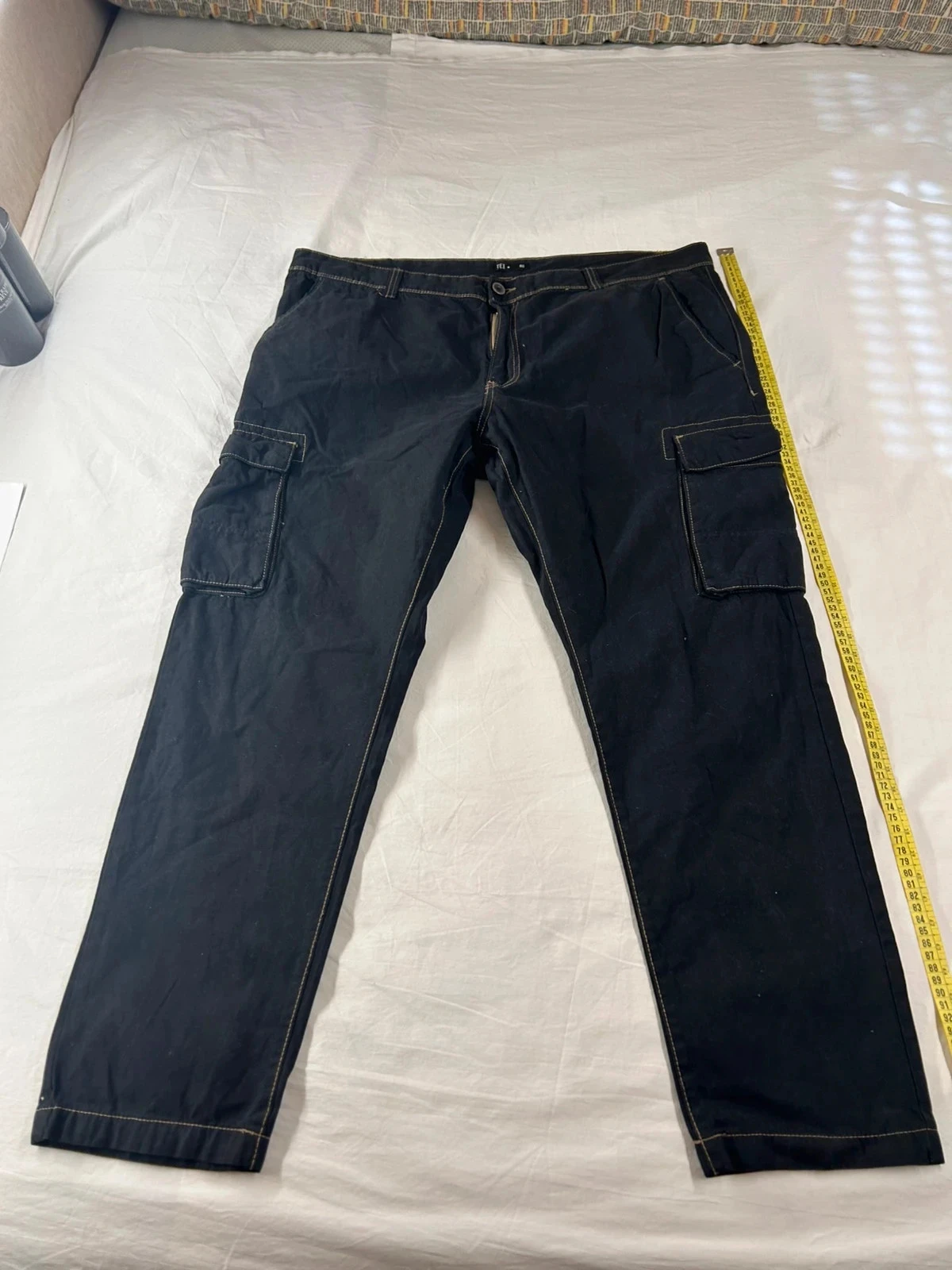 Jean noir coupe droite tex